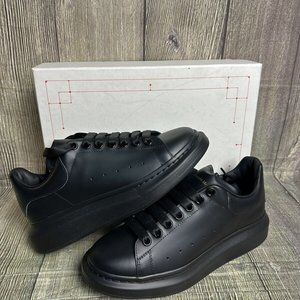 ALEXANDER MCQUEEN OVERSIZED SNEAKERS MENS TRAINERS BNIB BLACK GENUINE 6uk 40eu